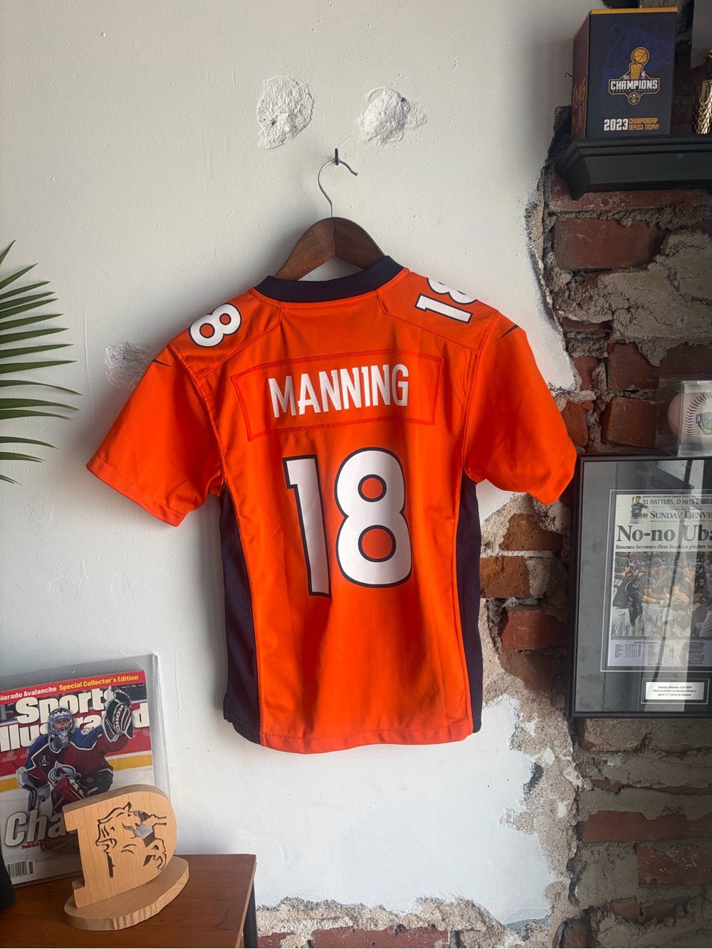 Peyton Manning Denver Broncos Nike OnField Authentic Jersey Size Youth Medium